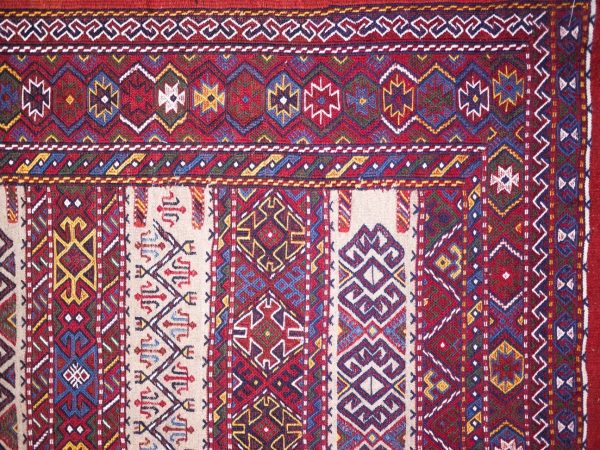 Hand-Knitted Afghan Kilim Flat Woven Rug – Khyber Pass Gallery